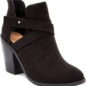 Sugar Women's Venti Transitional Block Heel Ankle Boot Ladies Bootie Size 8.5M